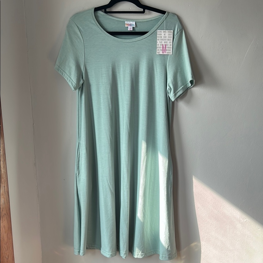 Mint Green Short Sleeve Dress